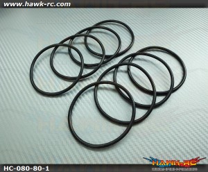 Hawk Creation Extreme Battery Rings For 5000mAh Lipo (8pcs)-Goblin 700